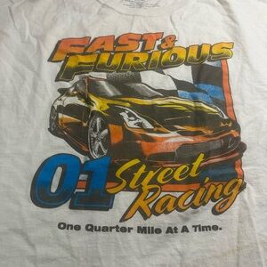 Fast & Furious Graphic Tee - White
